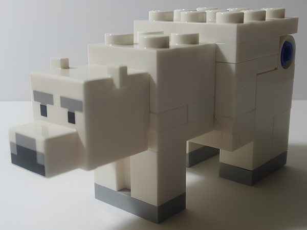 Деталь Lego Minecraft Polar Bear - Brick Built minebear02 U